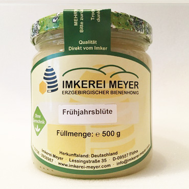 Fr hlingsbl tenhonig 500g aus sachsen