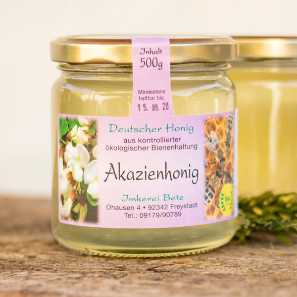 Bio akazienhonig oberpfalz von imker betz