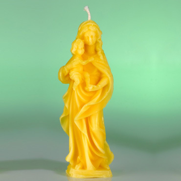 Productthumb bienenwachskerze madonna mit kind