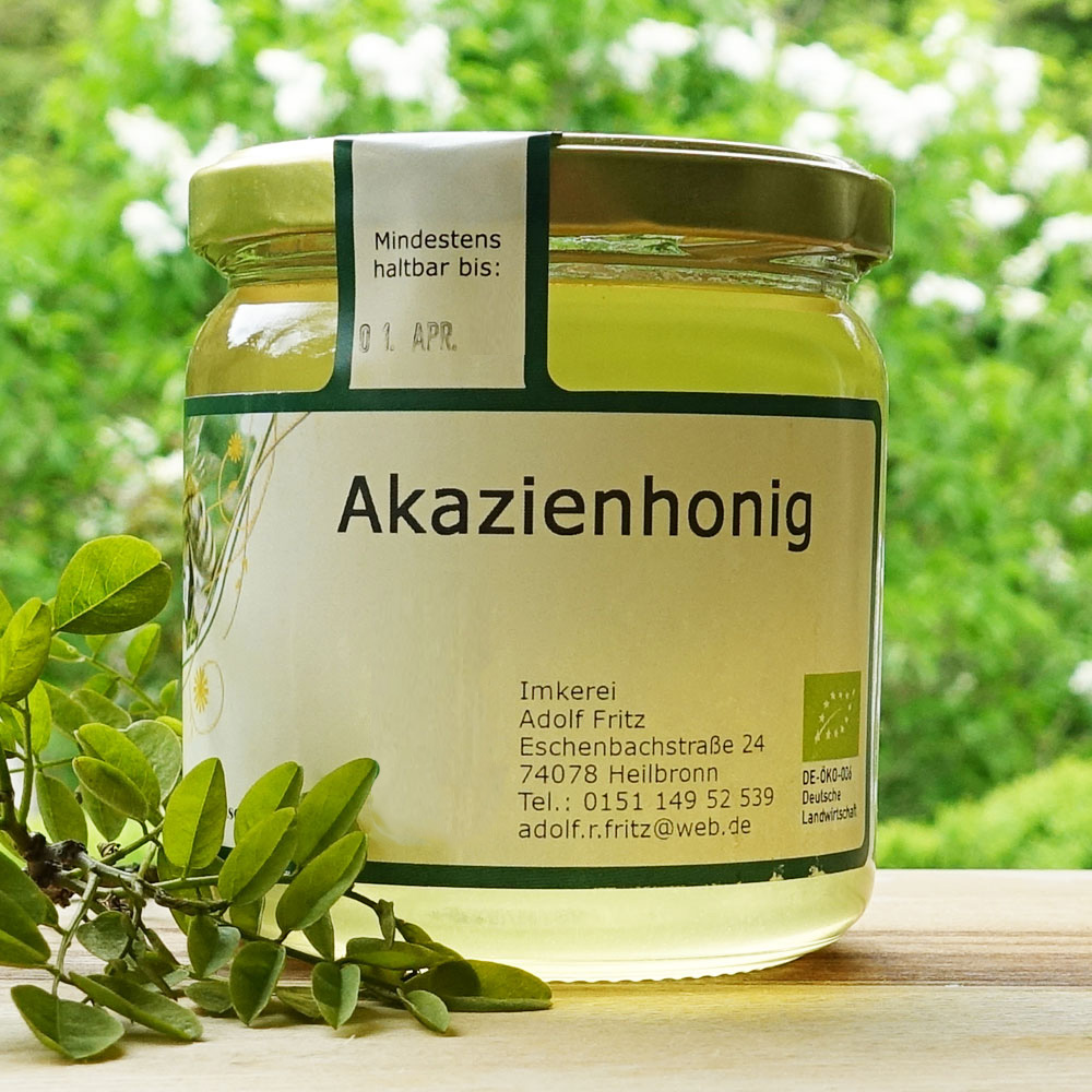 Bio akazienhonig   de bw oeko 022 