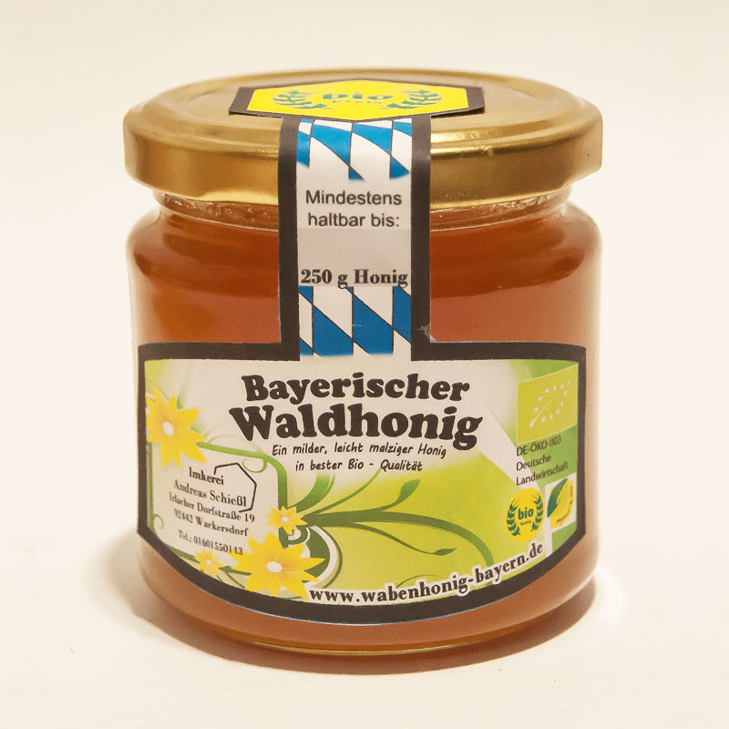 Bayerischer bio waldhonig 250g