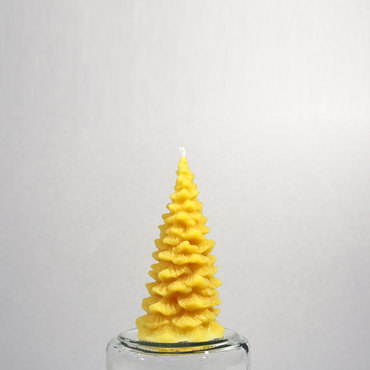 Productthumb bienenwachskerze kaufen weihnachtsbaum klein