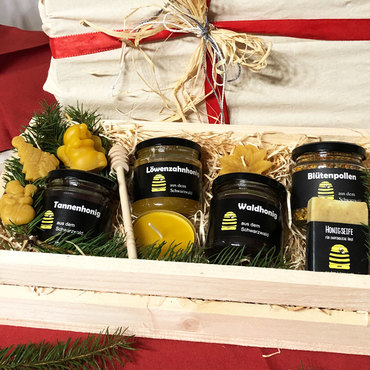 Productthumb weihnachtspaket mit schwarzwald honig und pollen