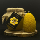 For listing bl tenhonig mit bienenwachskerze osterei
