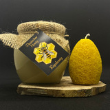 For listing rapshonig mit bienenwachskerze osterei