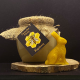 For listing rapshonig mit bienenwachskerze osterhase