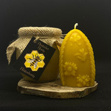For listing bl tenhonig mit kreativer bienenwachskerze