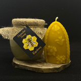 For listing rapshonig mit kreativer bienenwachskerze