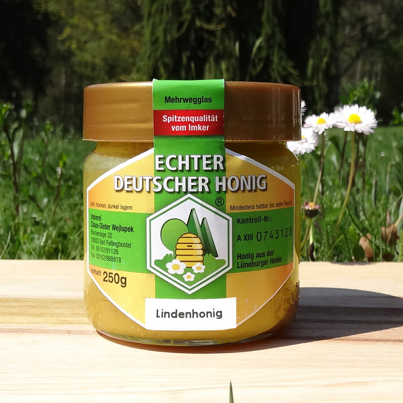 Lindenhonig aus der l neburger heide 250g