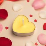 For listing valentinstag herz kerze aus bienenwachs