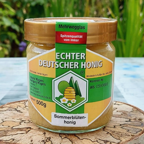 Echter deutscher sommerbl tenhonig   cremig