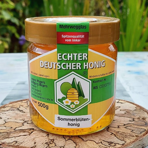 Echter deutscher sommerbl tenhonig   fl ssig