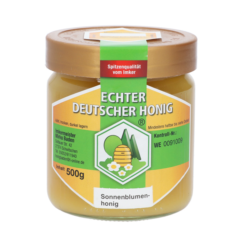 Sonnenblumenhonig oderbruch 500g