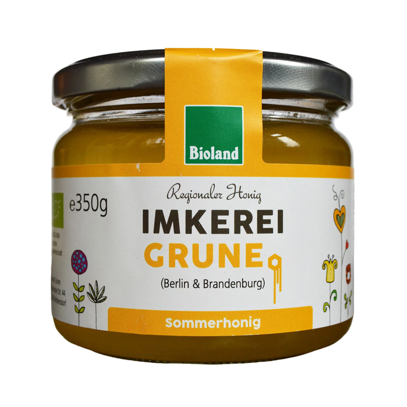 Bioland sommerhonig 350g imkerei grune