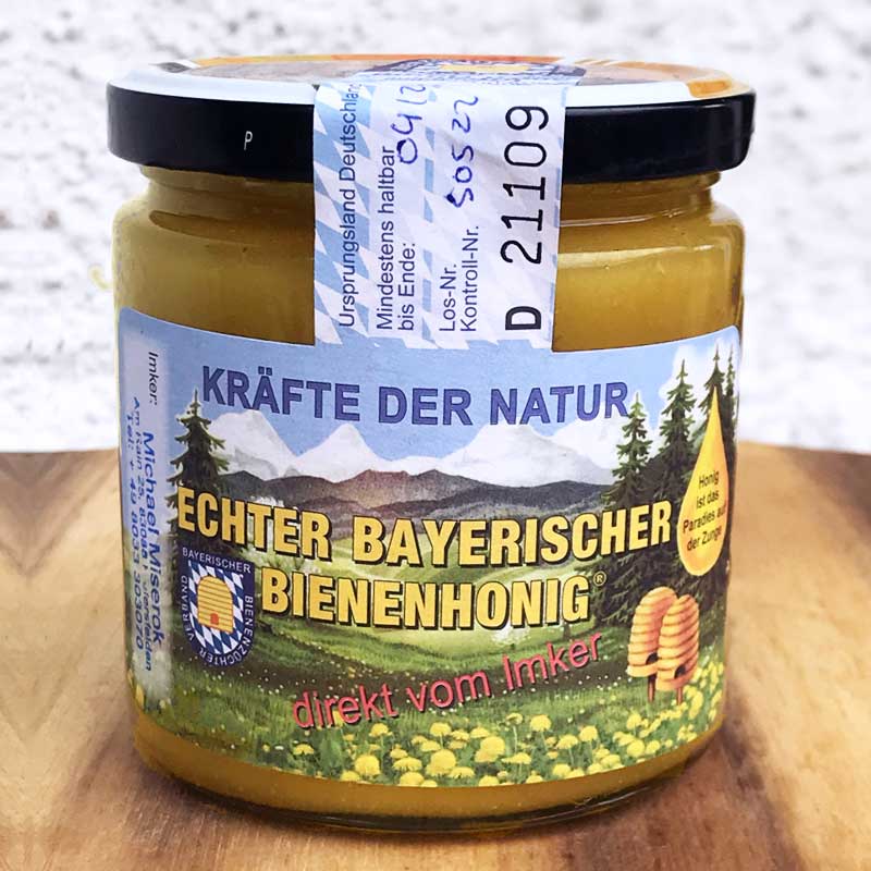 Echter bayerischer bienenhonig wildbl tenhonig